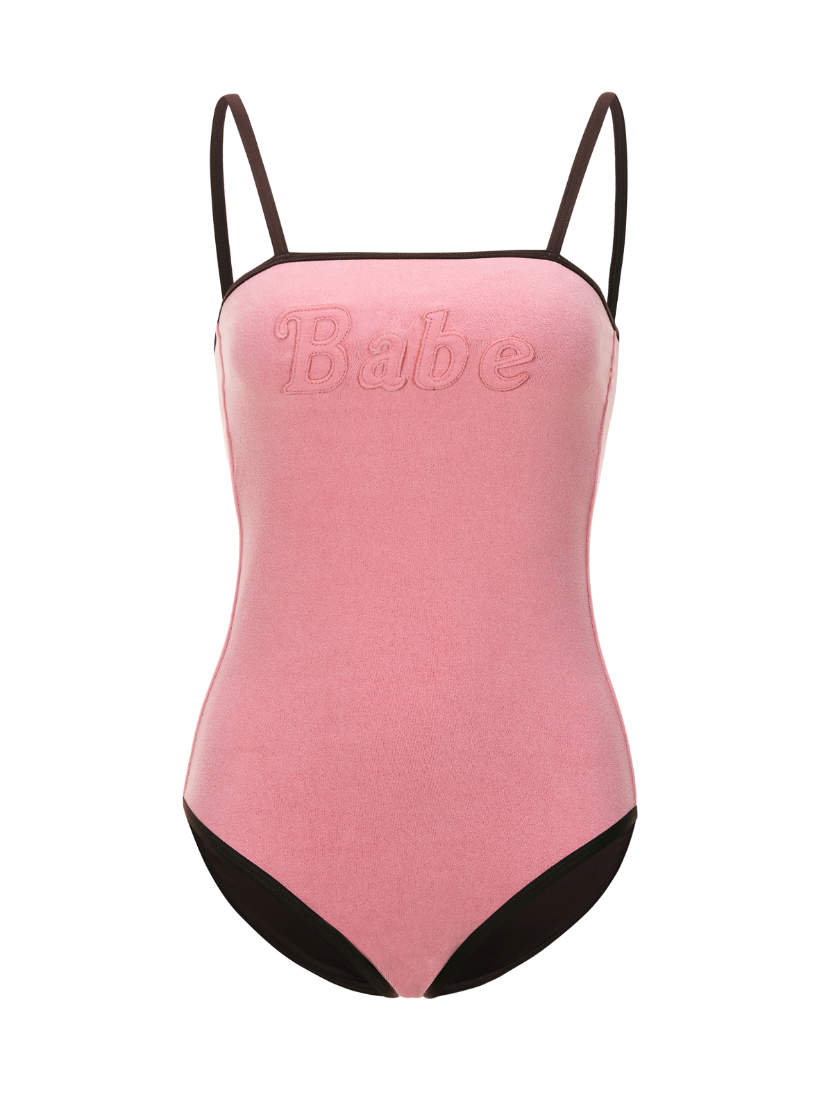 BABE TERRY MONOKINI PINK ファッション通販サイト NUGU