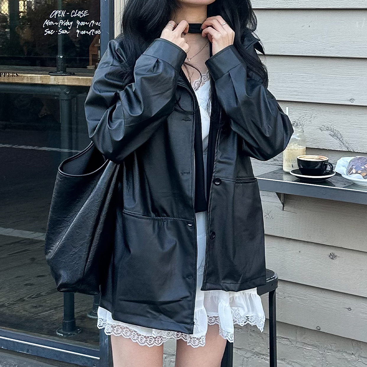 ロングレザージャケット