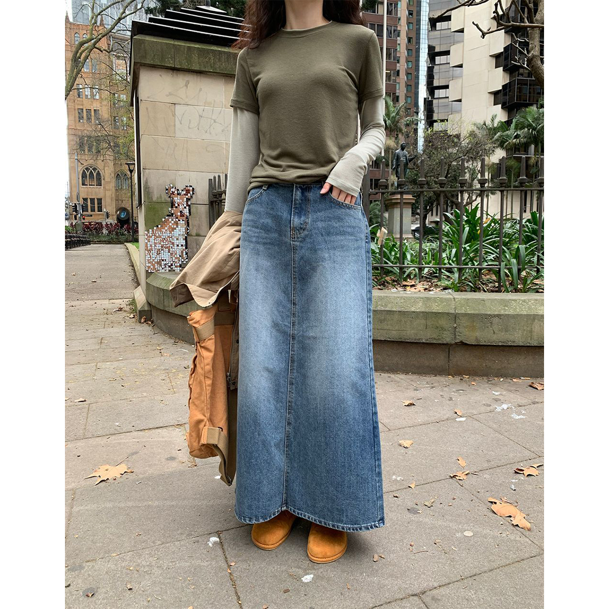 デニムロングスカート | ファッション通販サイト NUGU