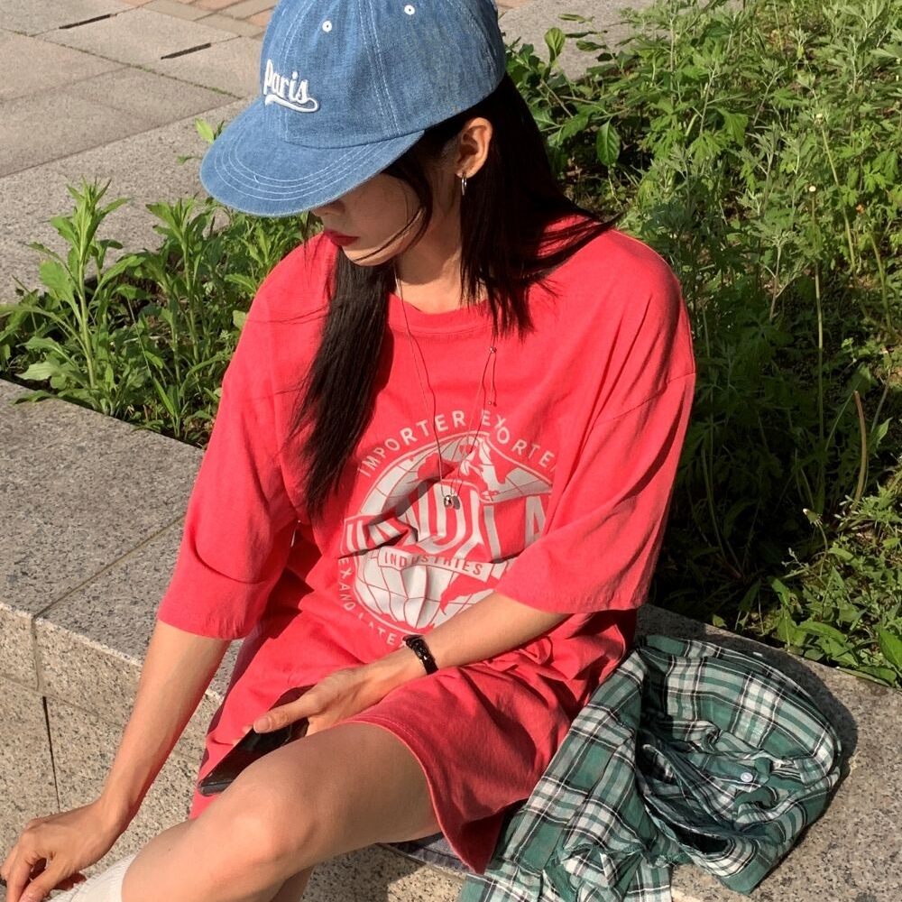 ステッチレタリングデニムキャップ3color | ファッション通販サイト NUGU 