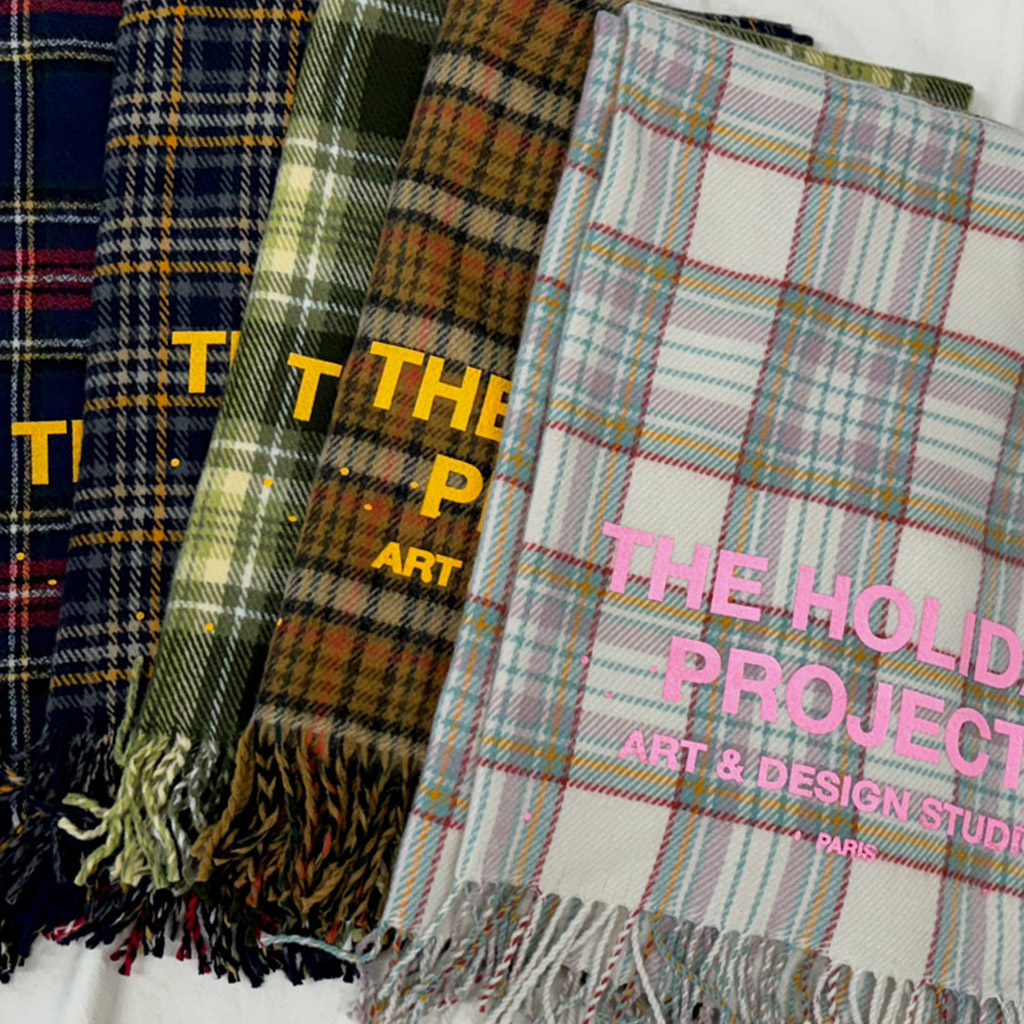 Holidayチェックマフラー(5color) | ファッション通販サイト NUGU 