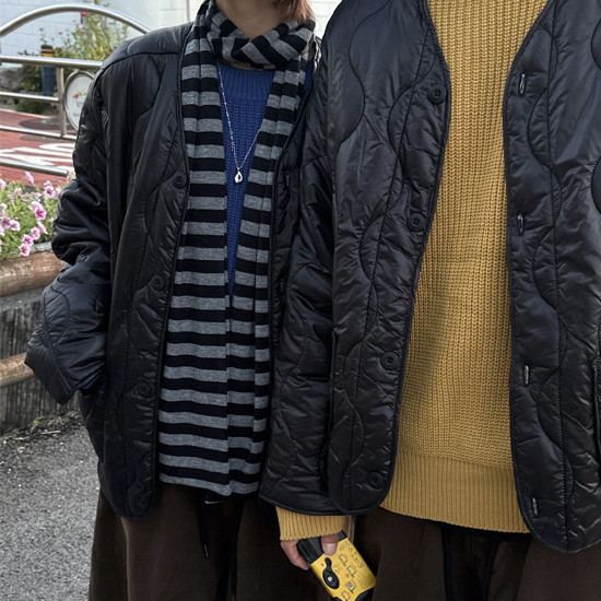 UNISEX]キルティングオーバーサイズジャケット | ファッション通販  