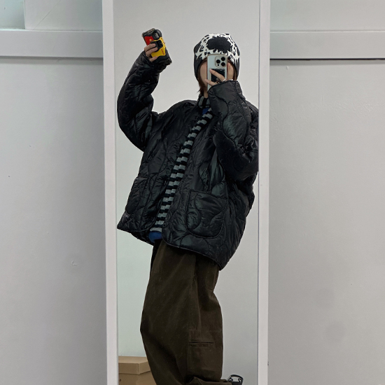 UNISEX]キルティングオーバーサイズジャケット | ファッション通販  