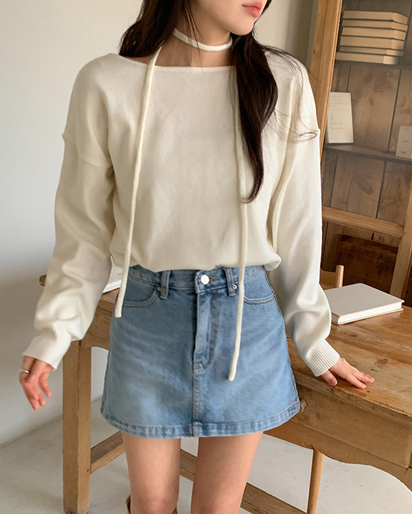 タイセット]ワンショルダールーズフィットニット | ファッション通販 