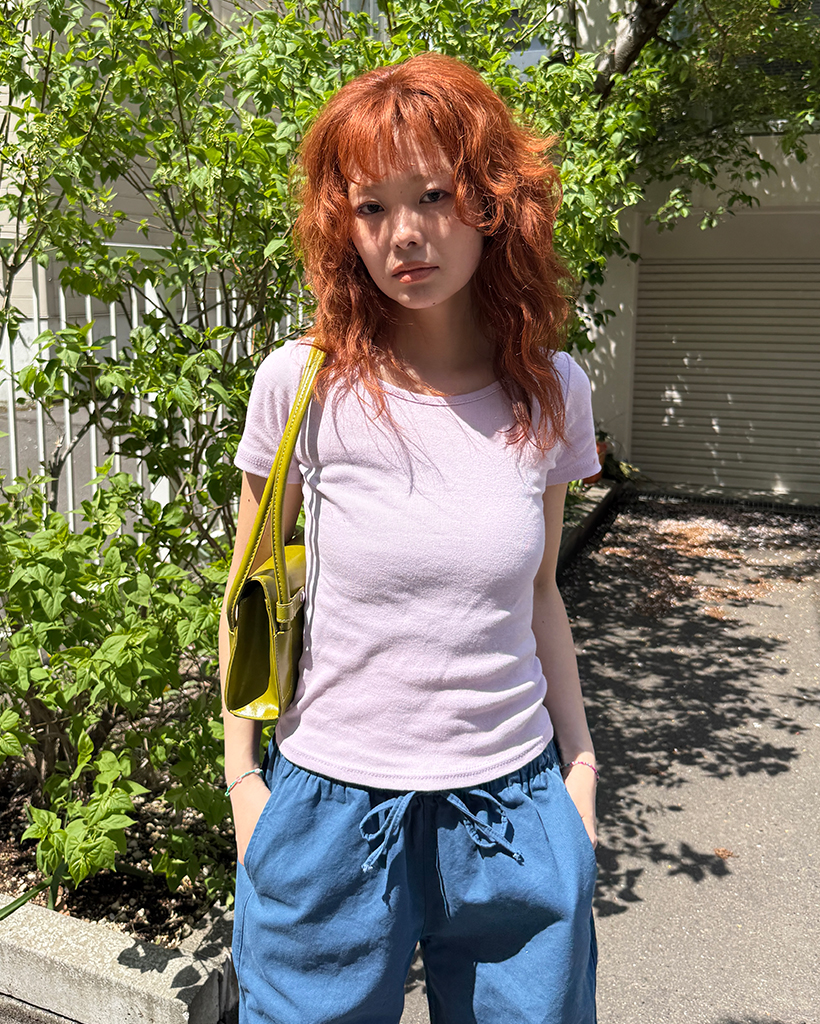 ベーシックスリム半袖Tシャツ