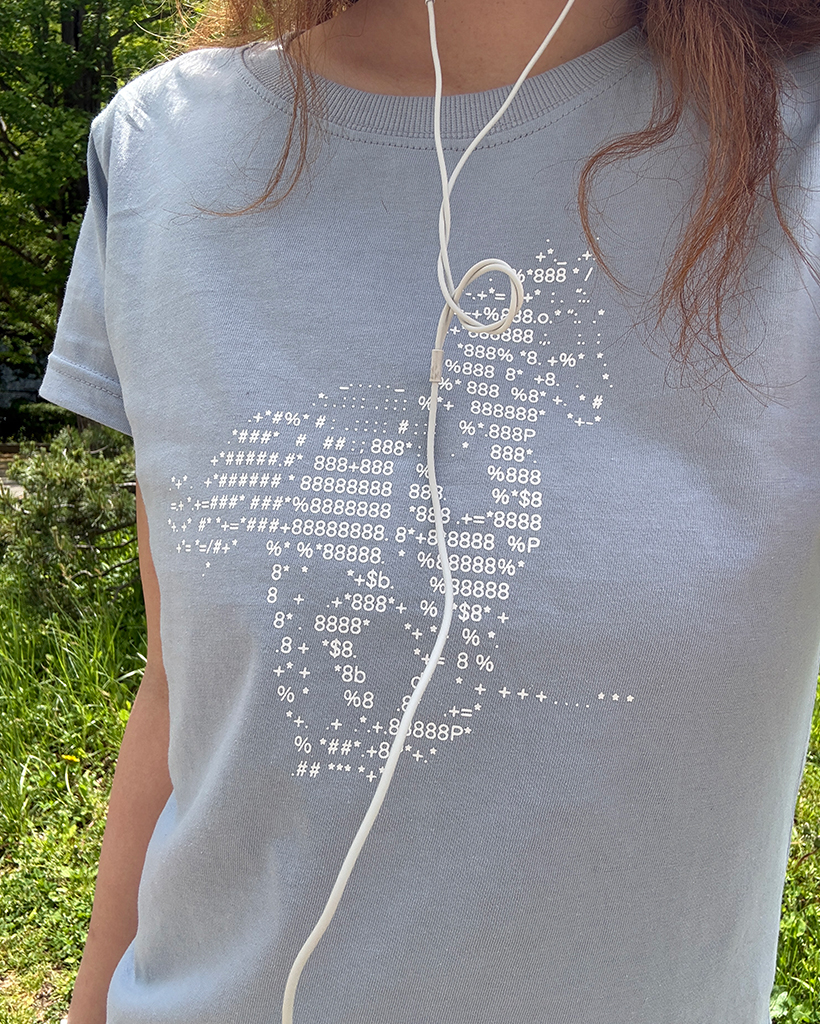 ホースプリントスリムハーフTシャツ