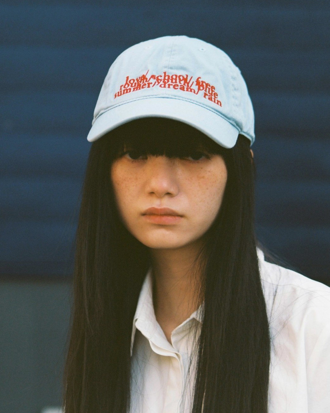 WASHED YOUTH CAP BLUE