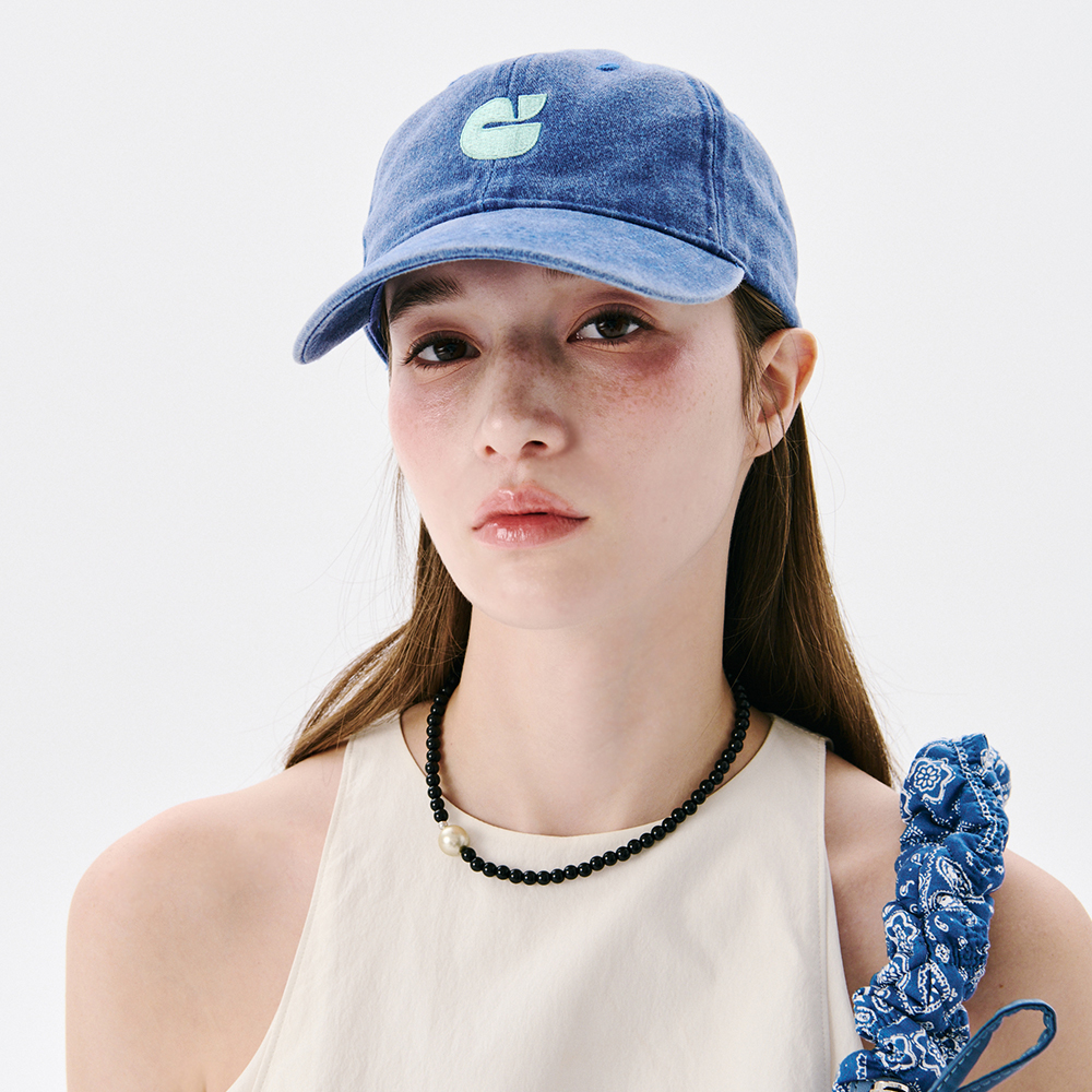 [25SS]★SATUR★Apero Logo Washed Ball Cap★ボールキャップ★ MUSINSA公式 | SATUR Apero Logo Washed Ball Cap Navy