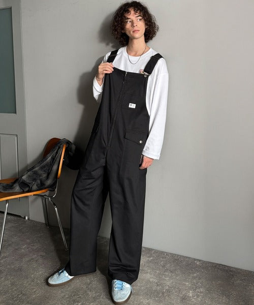 Classical Origin】Front-Zip Loose Overalls／フロントジップ仕様