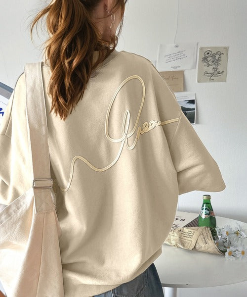 VAVADUDU　スウェット　トップス　トレーナー　ペイント　アート VAVADUDUスウェットトップストレーナーペイントアート