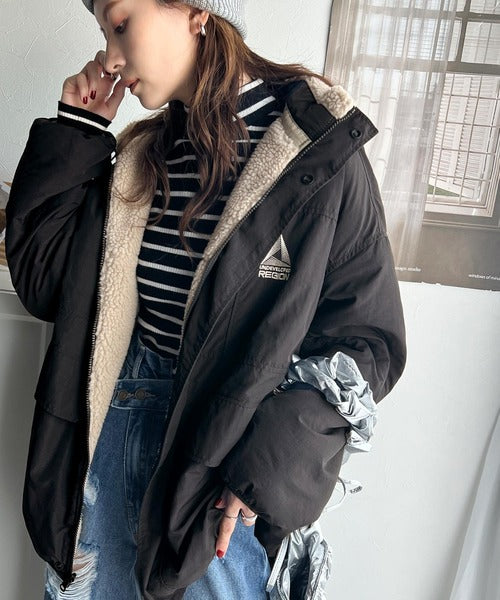 gypsohila ジャガードブルゾン　試着のみ Jacquard Blouson Black | gypsohila