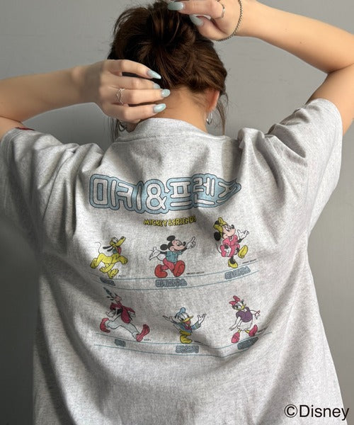 2点まとめ　クレイジーシャツピンクDisney シングルステッチ　Tシャツ. セール】シュガーラッシュ / クロスステッチ刺繍半袖TEE（T