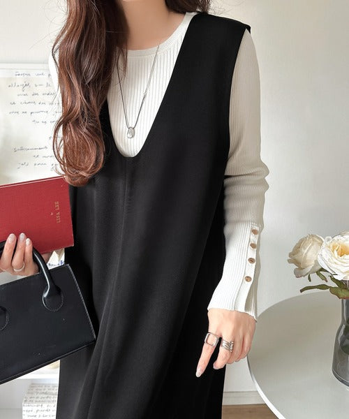 ウールラウンドニットベスト | ファッション通販サイト NUGU