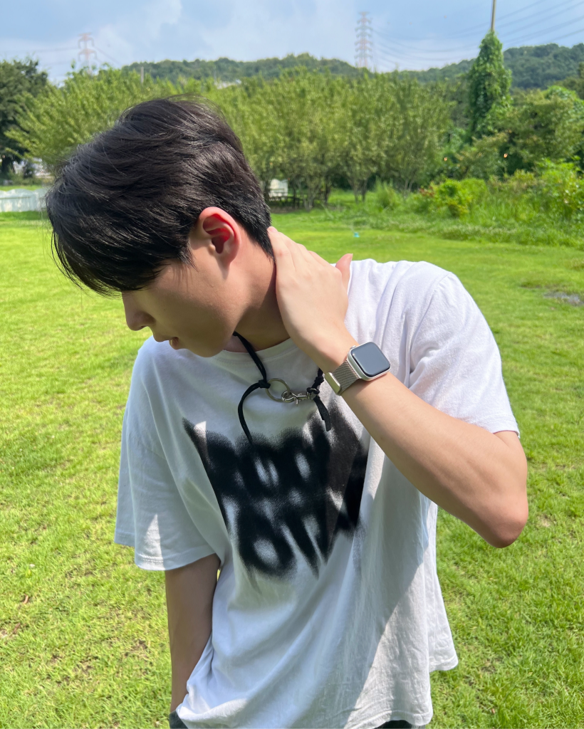 レタリング半袖Tシャツ