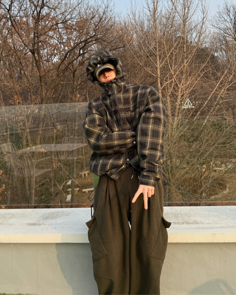 チェックフード付きジャケット | ファッション通販サイト NUGU