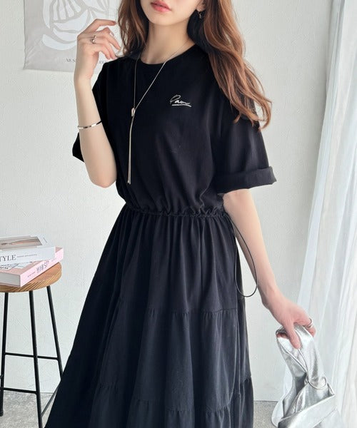 最終★極美品♡BURBERRY ノバチェック♡ティアードワンピ♡ジャンスカ♡ロゴ ジャックバニー JB ウェストドロストモックネックニット