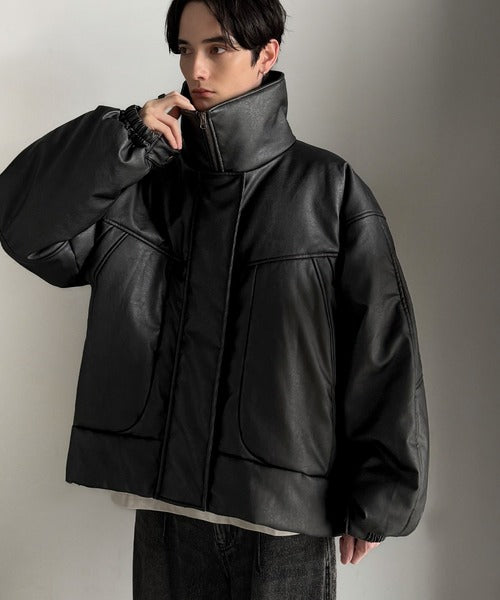 Javaジャバコラボ》寒さ知らずの防寒力！高級感あふれる中綿フェイク