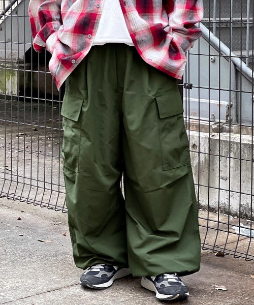 はっぱJ.CREW カーゴパンツとＰＴ01パンツ JaVaジャバ コラボ》ミリタリー裾ドローコードカーゴパンツ jvm0789001