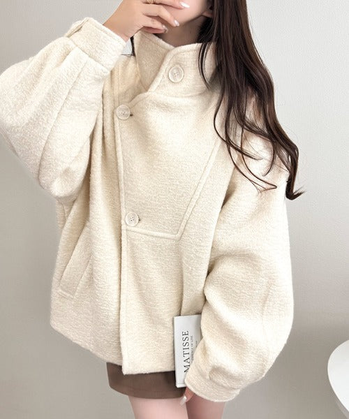 週末限定 美品 wooyoungmi ウーヨンミ スタンドカラーウールジャケット