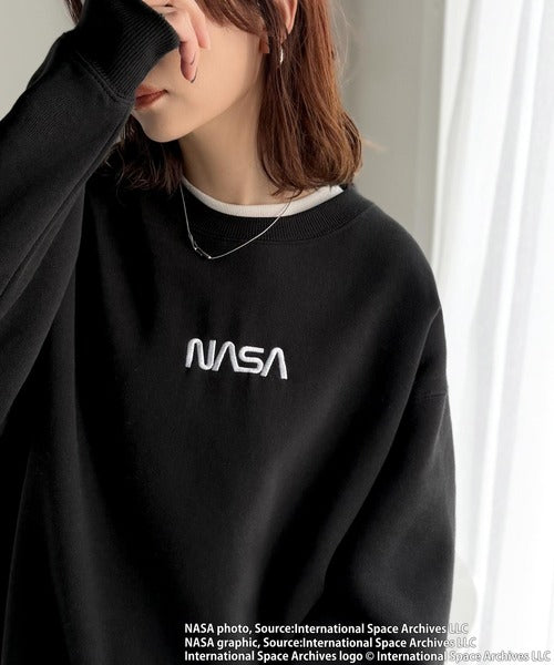 JaVaジャバコラボ》数量限定！シンプル刺繍で着回し力抜群♪【NASA