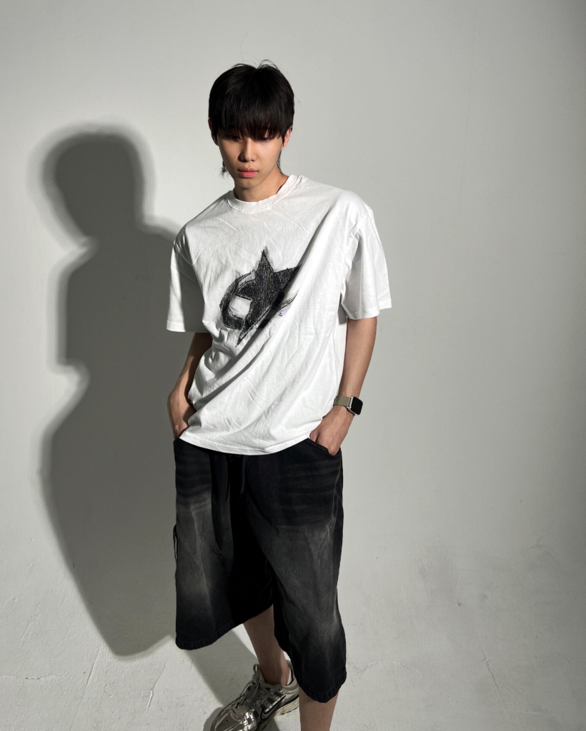 [BARROW]ロゴ入りナンバーデザイン半袖ニットTシャツ スター半袖Tシャツ | ファッション通販サイト NUGU