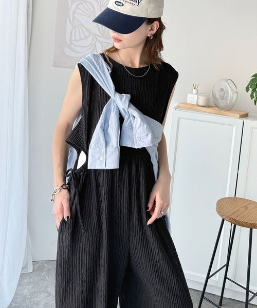 かぐれ　アーバンリサーチ サロペット　デッキサロペット　フリー　試着のみ　白 かぐれ アーバンリサーチ サロペット デッキサロペット フリー