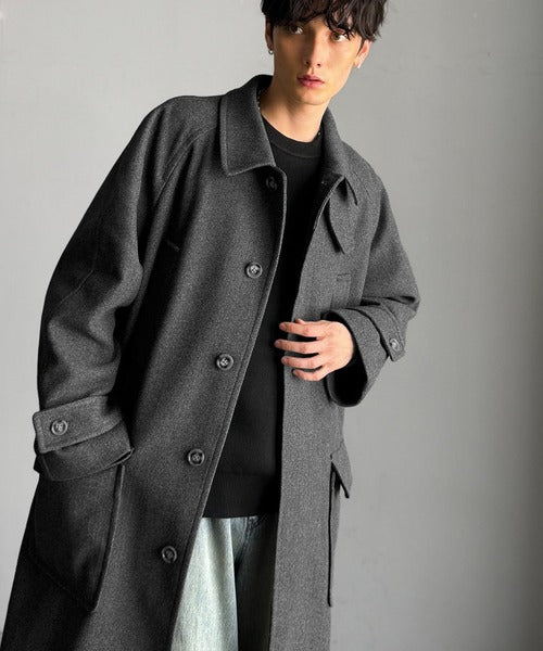 Classical Origin】「上品さ、極まる」。ロング丈比翼2way衿ステン