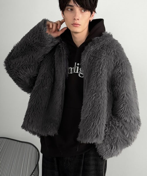 Classical Origin】「一瞬で惹かれる。」シャギーファーショート裏配色