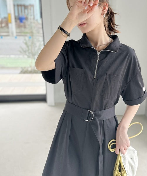 JaVaジャバ 別注》大人のワークテイスト。コットンライクハーフジップ