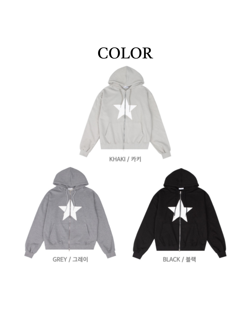 スタープリントパーカー | ファッション通販サイト NUGU