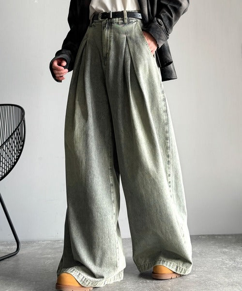 Classical Origin】Front-Zip Loose Overalls／フロントジップ仕様