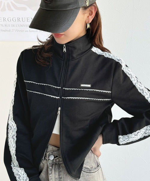 MI様 トラックジャケット 裏起毛ストレッチツイルライントラックジャケット （その他