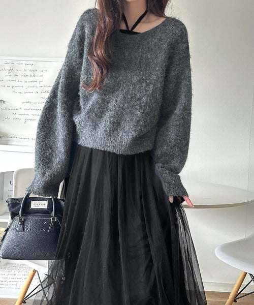 褒められワンピ♪マルチwayニット×チュールワンピースセット（セットアイテム） ce1260524