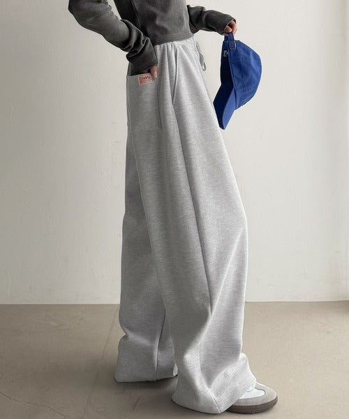 《JaVa ジャバコラボ》大人の余白をまとうワイドスウェット。ヘビーウェイトスウェットワイドパンツ jv0940252