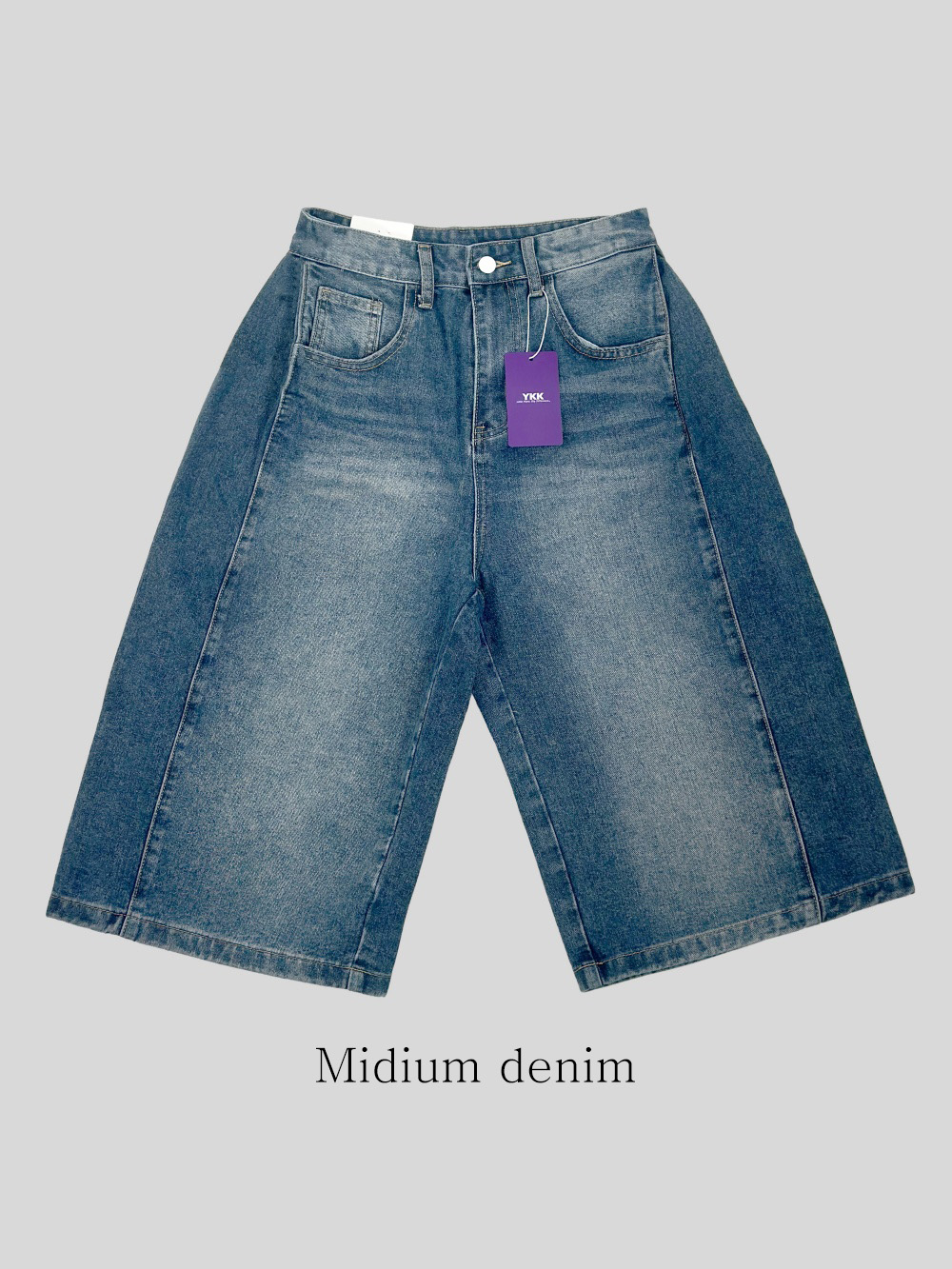 スリットハーフデニムパンツ | ファッション通販サイト NUGU
