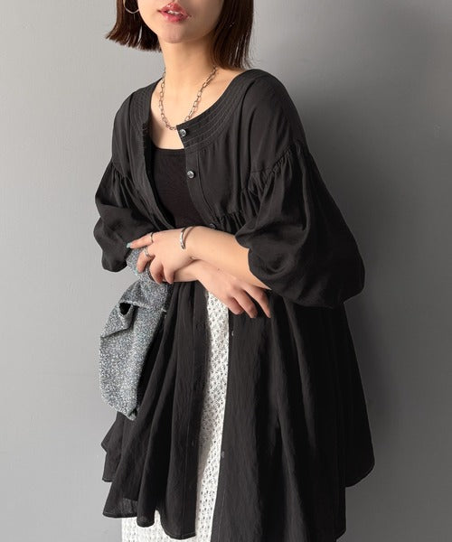 萌　個性的デザイン　チュニック シフォンチュニック | c h é m e