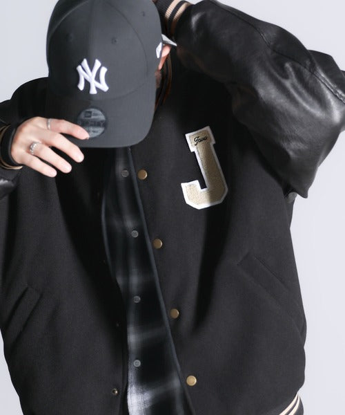 Javaジャバコラボ》ヴィンテージ風 メルトンスタジャン jv1209017