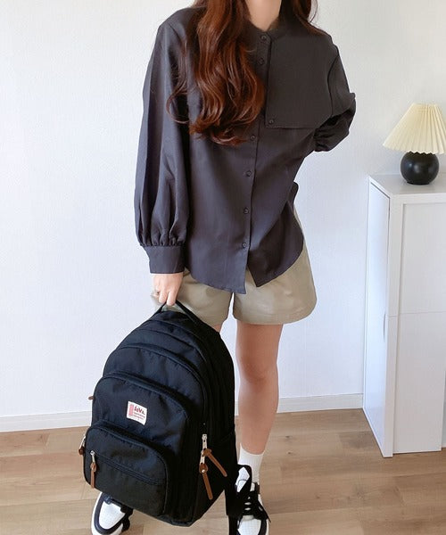 シャウエッセン　シャウリュック おなか減りそう…」シャウエッセン”断髪前”の巾着型パッケージを再現