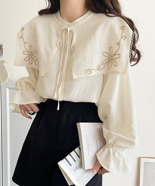 ミホマツダ ブラウス ケープ付き ケープ付きブラウス 2種 | MIHO MATSUDA