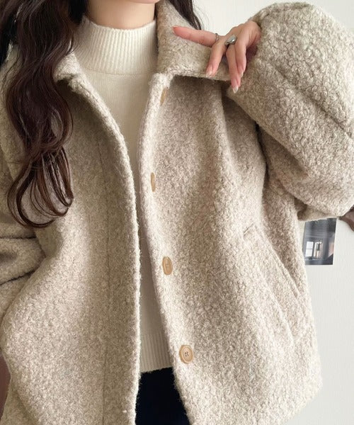 【ISETAN】コーデュロイ×ボアコート　高級感、ギャングコート ISETAN】コーデュロイ×ボアコート 高級感、ギャングコート - メルカリ