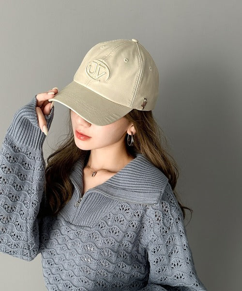 45R 薄ギャバのキャップショルダースウィングトップ Javaジャバコラボ》インパクトを与える主役キャップ。フェイクレザー