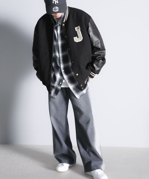 Javaジャバコラボ》ヴィンテージ風 メルトンスタジャン jv1209017