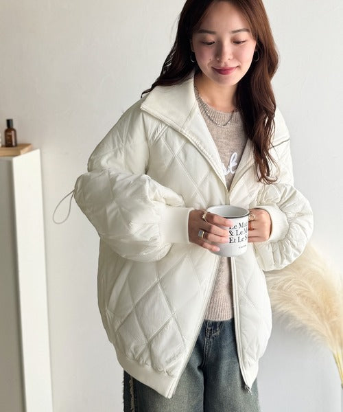 JaVaジャバコラボ》大人カジュアルの主役。ダブルキルティング袖