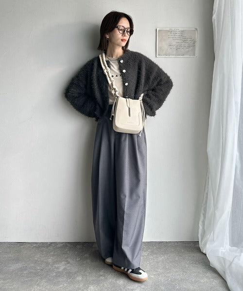 ドロースハンドルフェイクレザーフラップハンドル2Way ドロースハンドルフェイクレザーフラップハンドル2Way