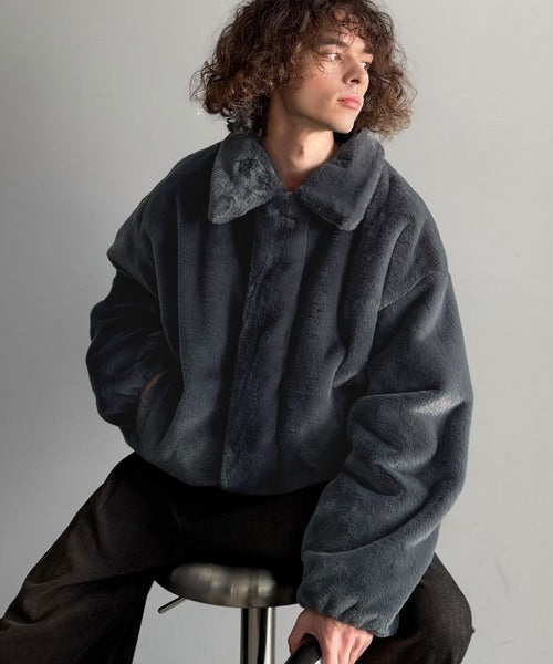 Max&Co 3wayラビットファー付き中綿ジャケット　ベルト　黒　38 005_b30f66d1-ccaa-47dc-b0c9-