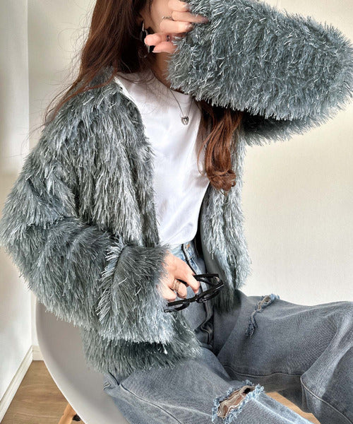 FURFUR シャギーコクーンブルゾン アウター｜FURFUR（ファーファー