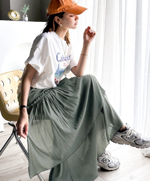 大人の余裕。アシンメトリーフリルスカート ce1260061 | ファッション