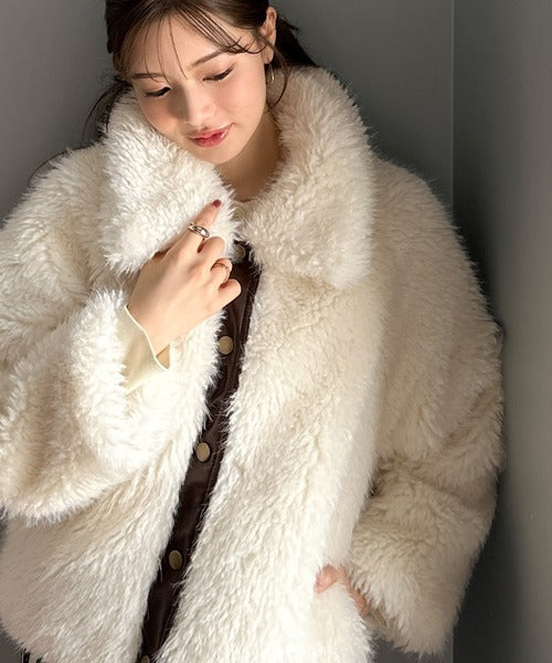 レッキスファーブルゾン ミンクフェイクファーブルゾン | Whim Gazette(ウィム ガゼット