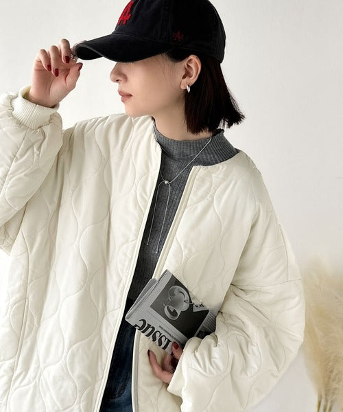 JaVaジャバコラボ》軽やかでこなれ感漂う万能アウター♪サイド