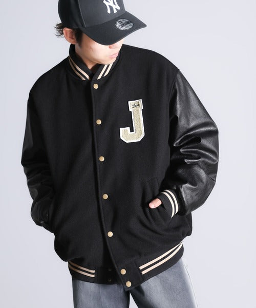 Javaジャバコラボ》ヴィンテージ風 メルトンスタジャン jv1209017